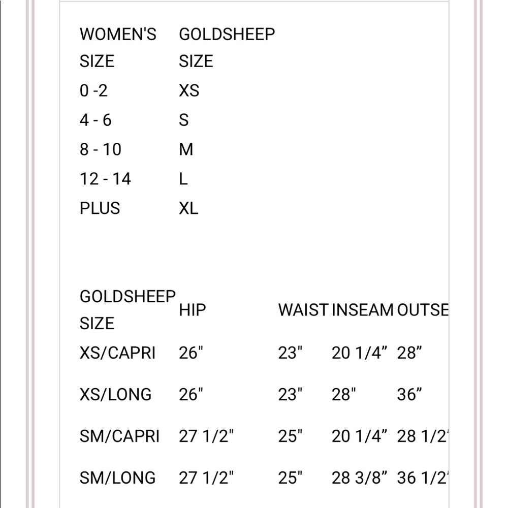 Goldsheep Mudcloth Leggings NWT size XS - Picture 7 of 7